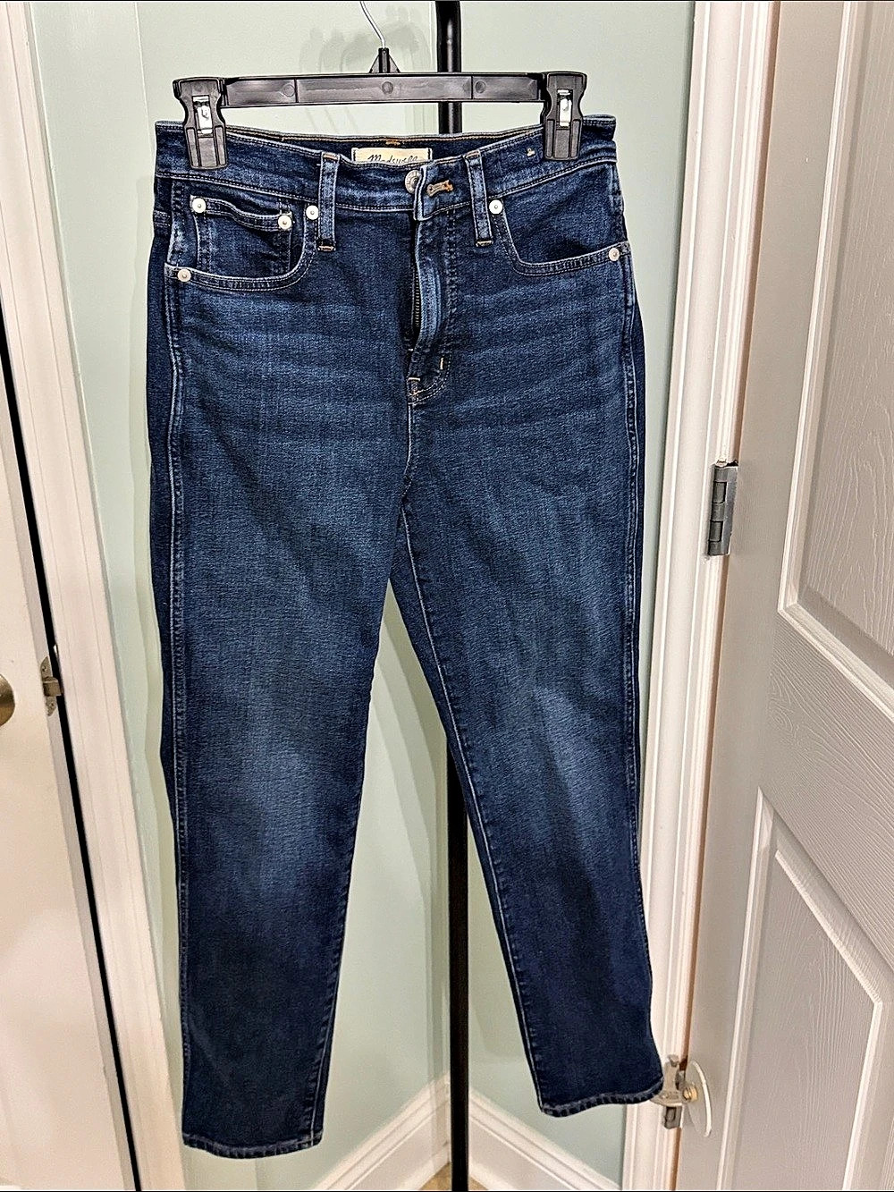 Madewell The Perfect Vintage Jean Skinny Jeans Blue Waist 25